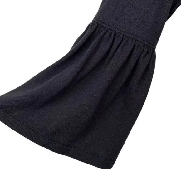 NWT BP. WOMEN'S BLACK LONG BELL BOTTOM SLEEVE STRETCH BLOUSE XS - Picture 4 of 5